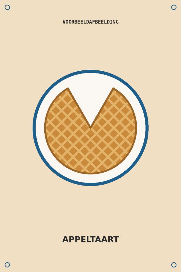 Appeltaart (voorbeeldafbeelding)
