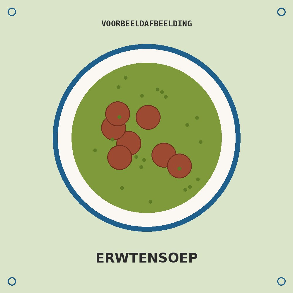 Erwtensoep (vierkant) (voorbeeldafbeelding)