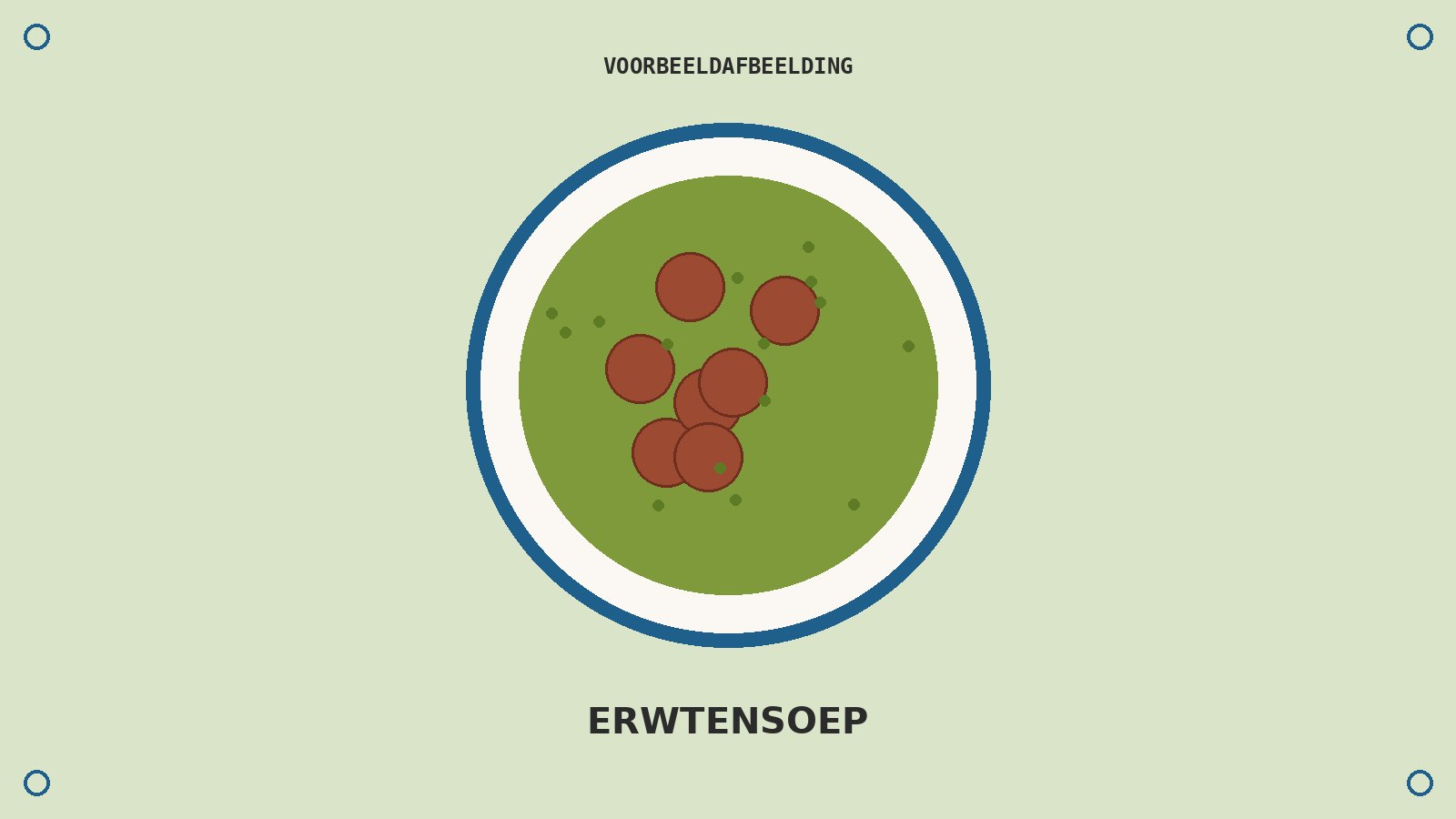 Erwtensoep (voorbeeldafbeelding)